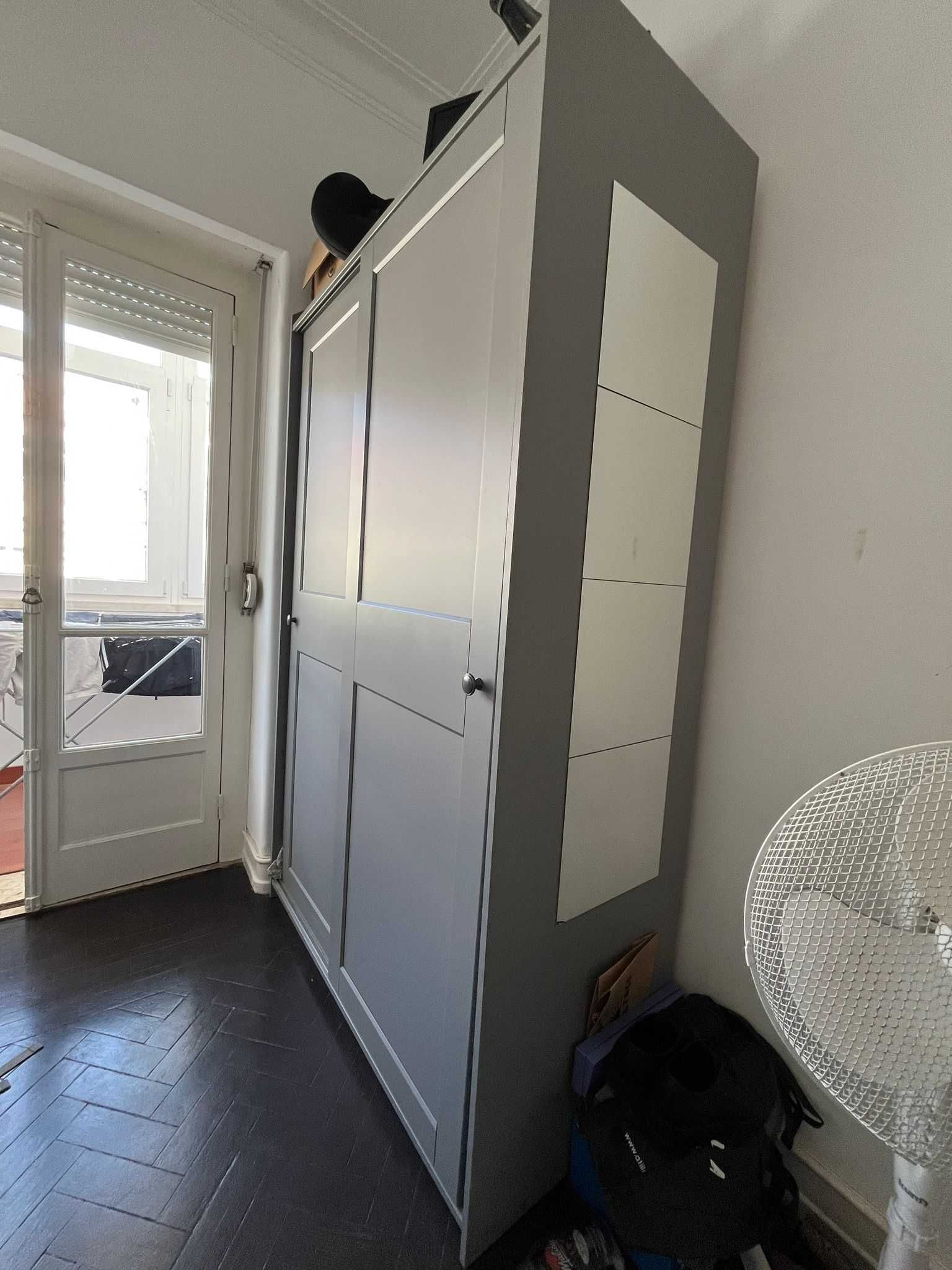 Roupeiro c/ portas deslizantes HAUGA IKEA €100