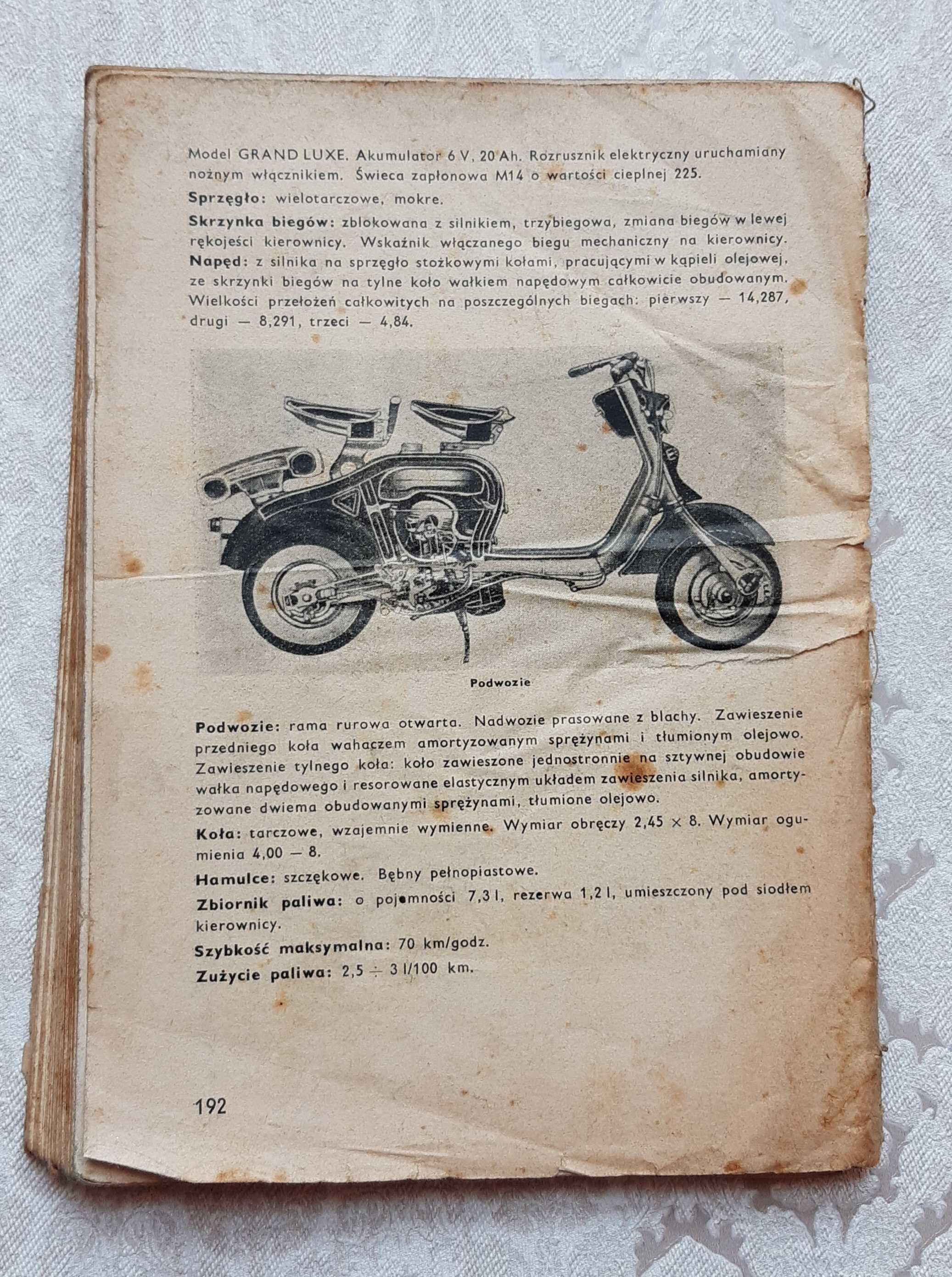 Książka "Motocykle nowoczesne opisy techniczne" Cichowski