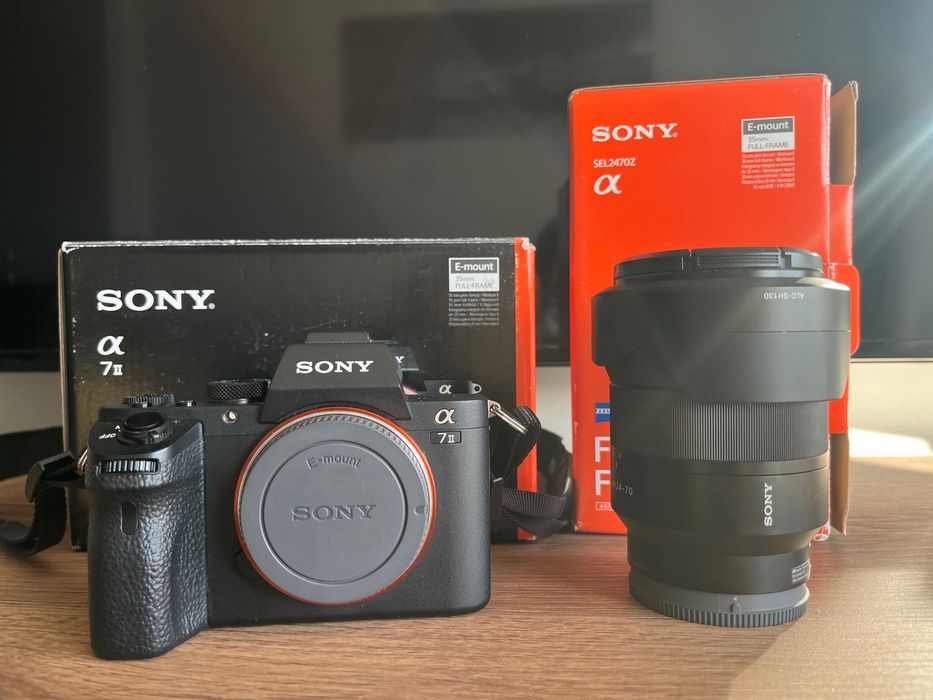 Zestaw Sony a7 II + 24-70 f4 ZEISS