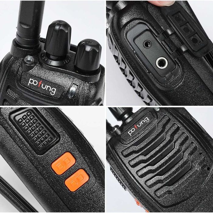 Krótkofalówki  Walkie Talkie PMR446 Pofung PT88E 6 sztuk.