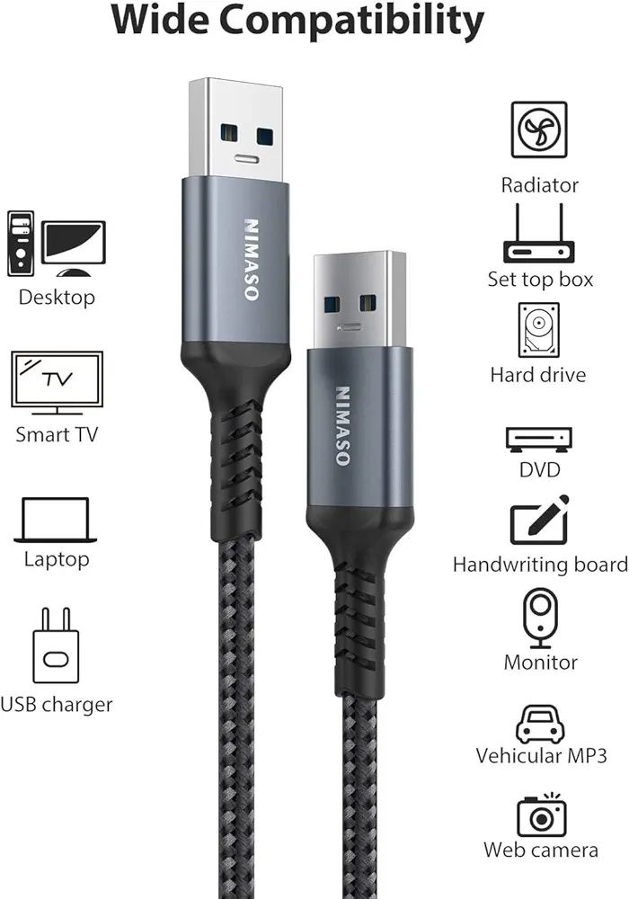 Przedłużacz USB 3.0 typ A, Nimaso