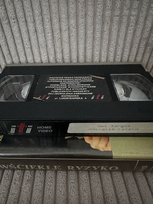 Wściekłe ryzyko Film Polski Vision VHS
