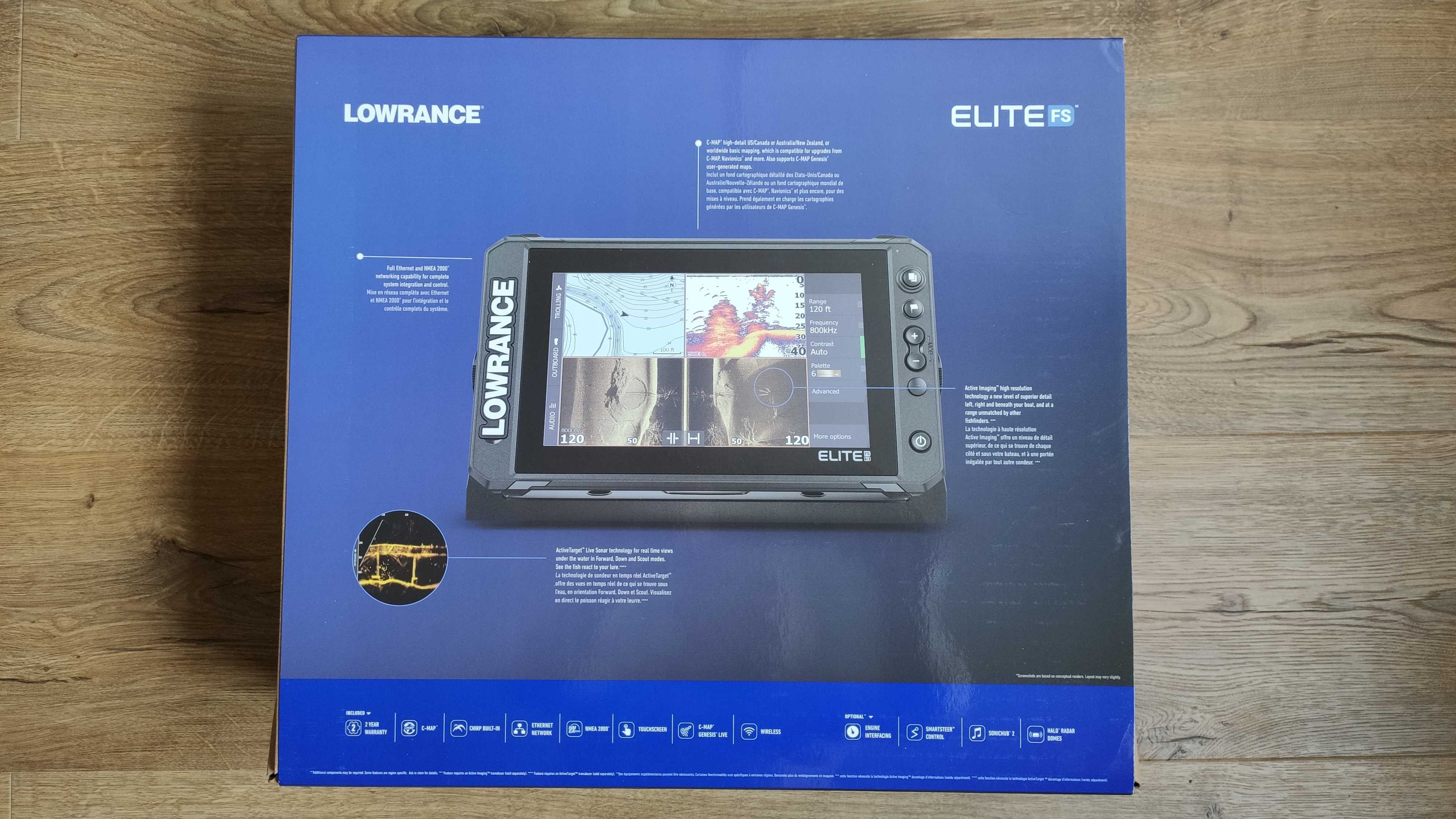 Эхолот картплотер б.у. Lowrance Elite 9 FS