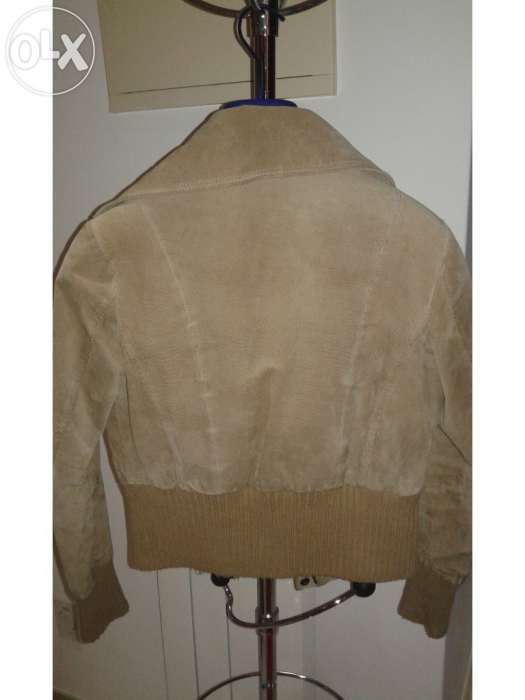 Blusão / Casaco Sra. pele, camurça