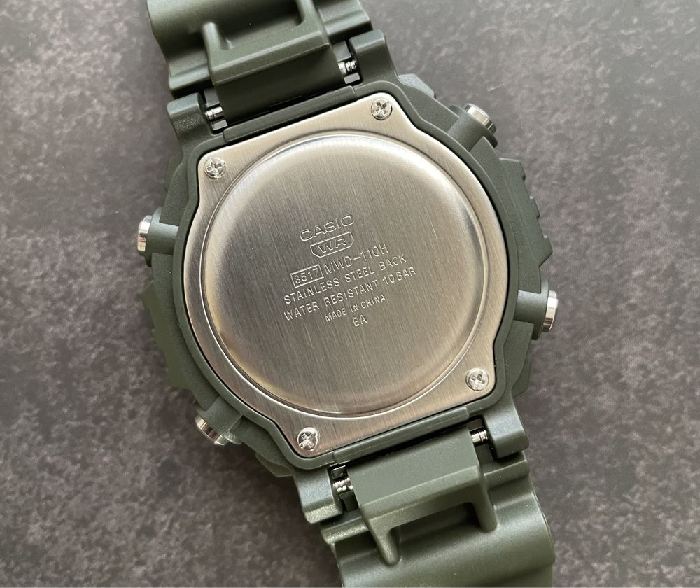 NEW! Годинник чоловічий Casio MWD-110H-3A оригінал illuminator