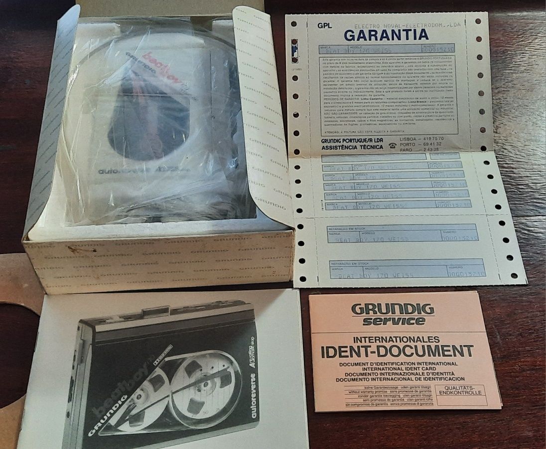 Leitor de cassetes Grundig Beat Boy 170 ("walkman")