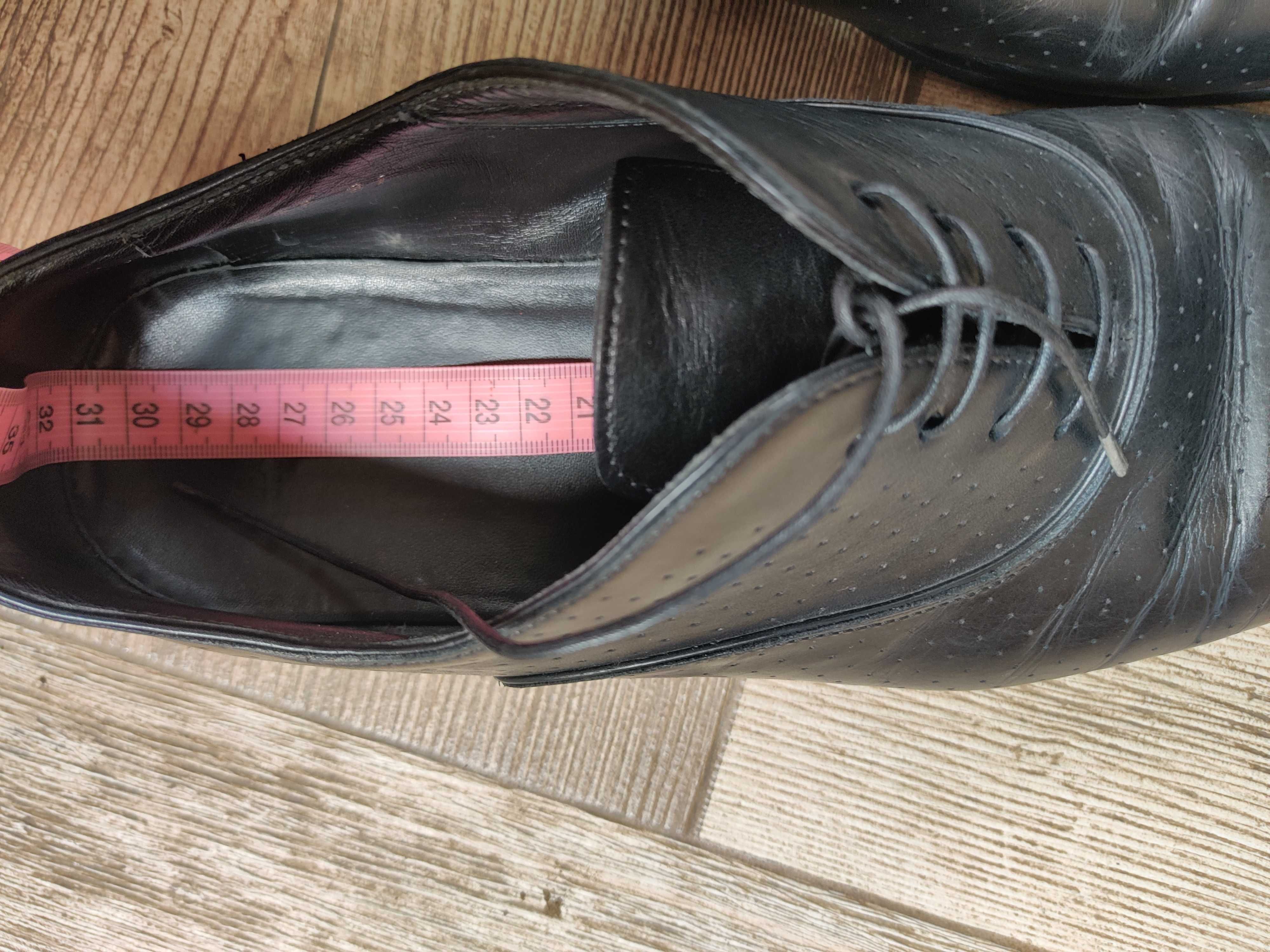 Мужские классические кожаные туфли hugo boss  43,5 (9 1/2 )