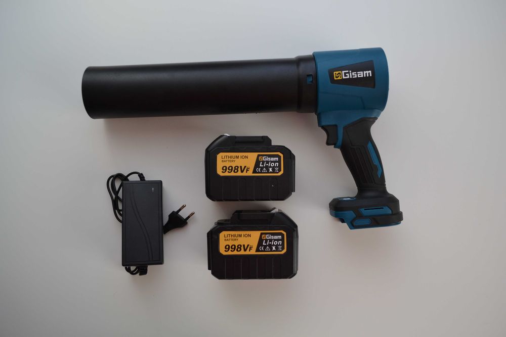 Mocna dmuchawa bezszczotkowa Gisam + 2 baterie