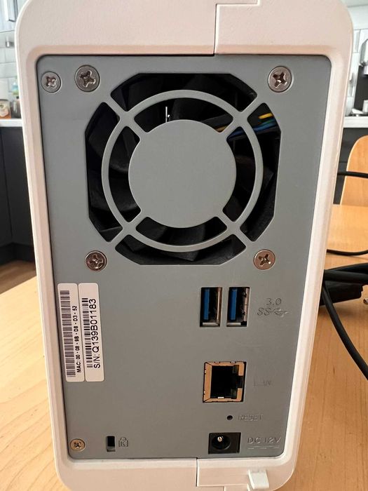 serwer plików QNAP TS-212P + 2× WD RED 4TB