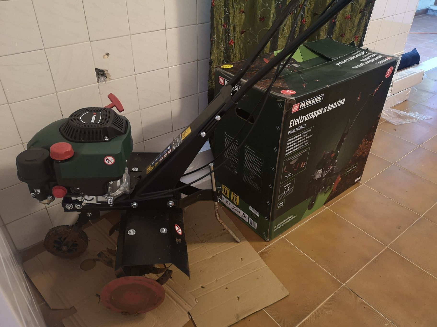 Motoenchada Parkside Gasolina  com garantia
