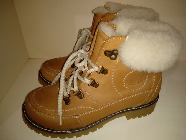Зимние ботинки, натуральная кожа 36, 35, размер.