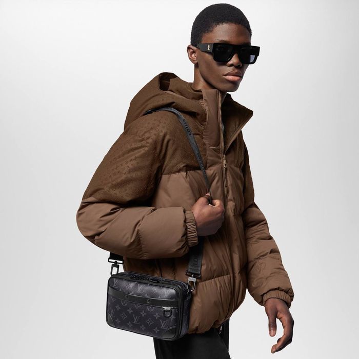 Сумка мужская Louis Vuitton x YK mini soft trunk кожаная кожа