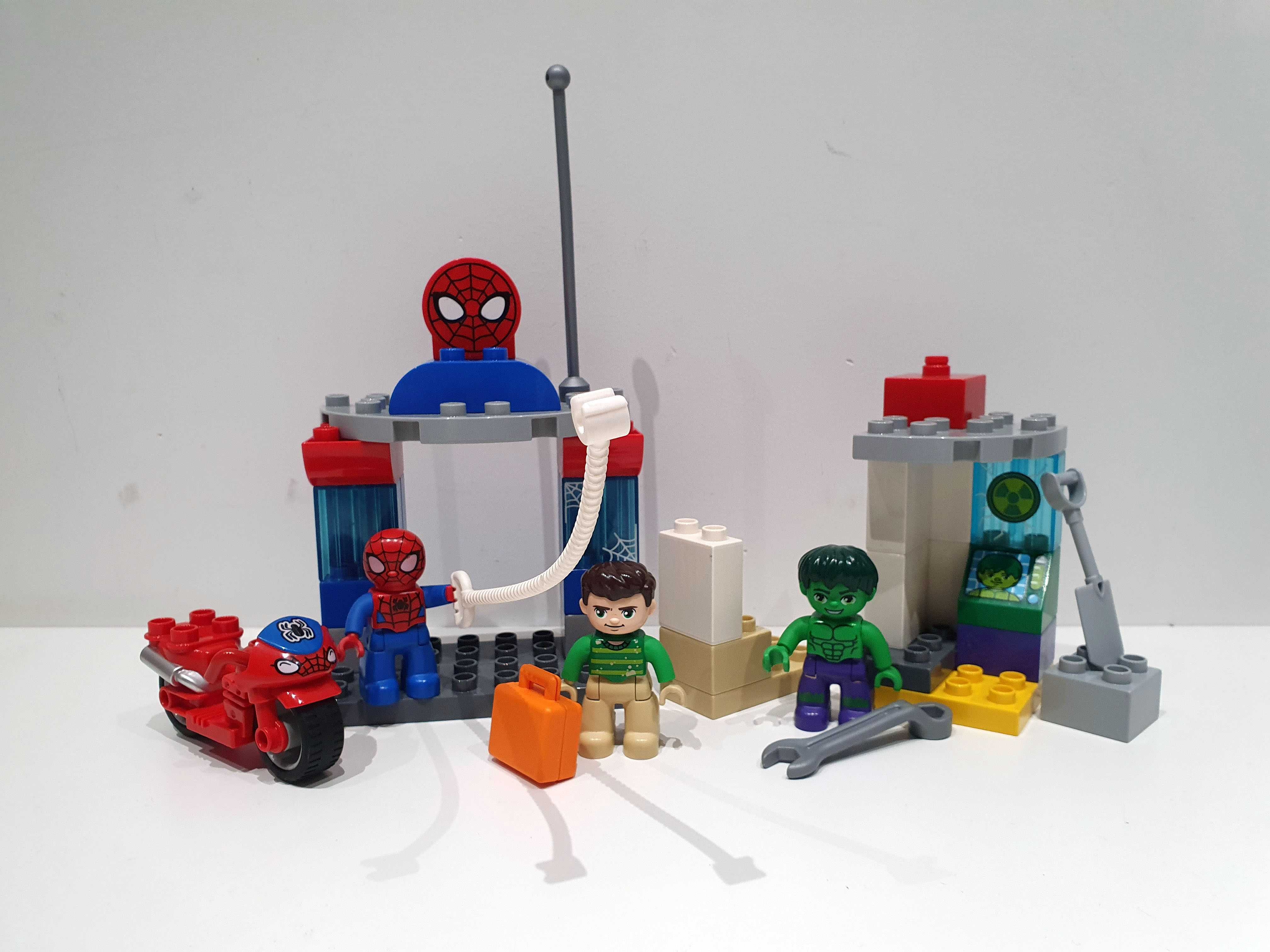 Lego DUPLO 10876 przygody Spider-Mana i Hulka motor klocki