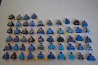 LEGO części - torsy niebieskie(ninjago, city, minecraft)