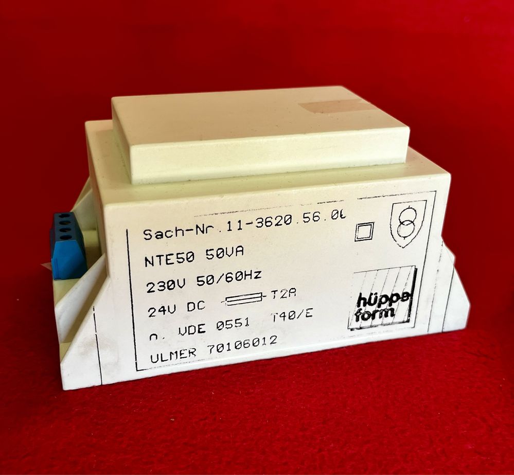 Transformator / zasilacz 230V na 24V DC T2A - ULMER NTE50 50VA