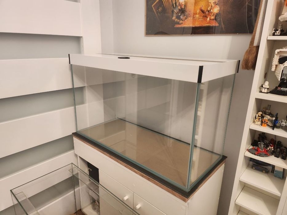 Akwarium proste 80x40x60 - 192 litrów z pokrywą