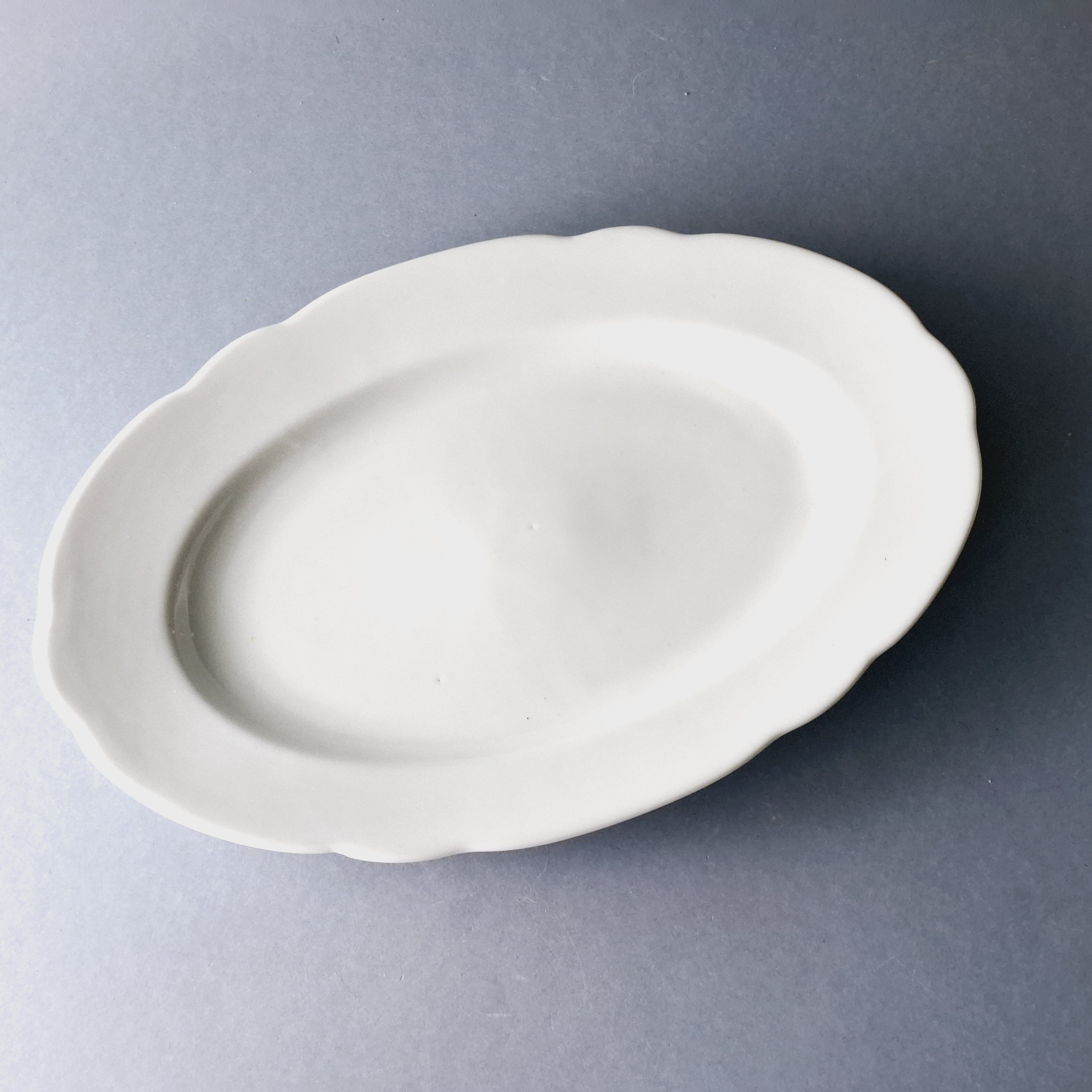 pmr jaeger zabytkowy biały półmisek porcelanowy patera