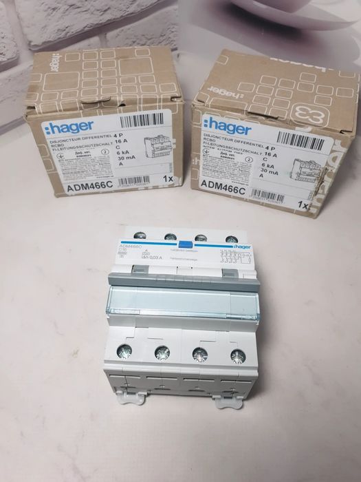 Диференціацій автомат Hager adm 466c