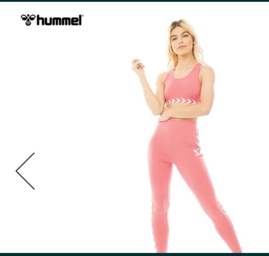 -80% Hummel top stanik sportowy róż S,M