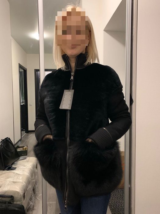 Натуральна куртка, шуба, бомбер Anvi Style