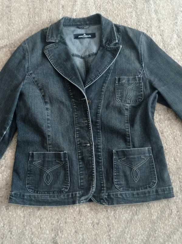 Kurtka jeansowa a'la marynarka L/XL