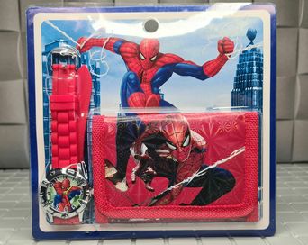 Super zestaw zegarek z portfelem Spider-Man