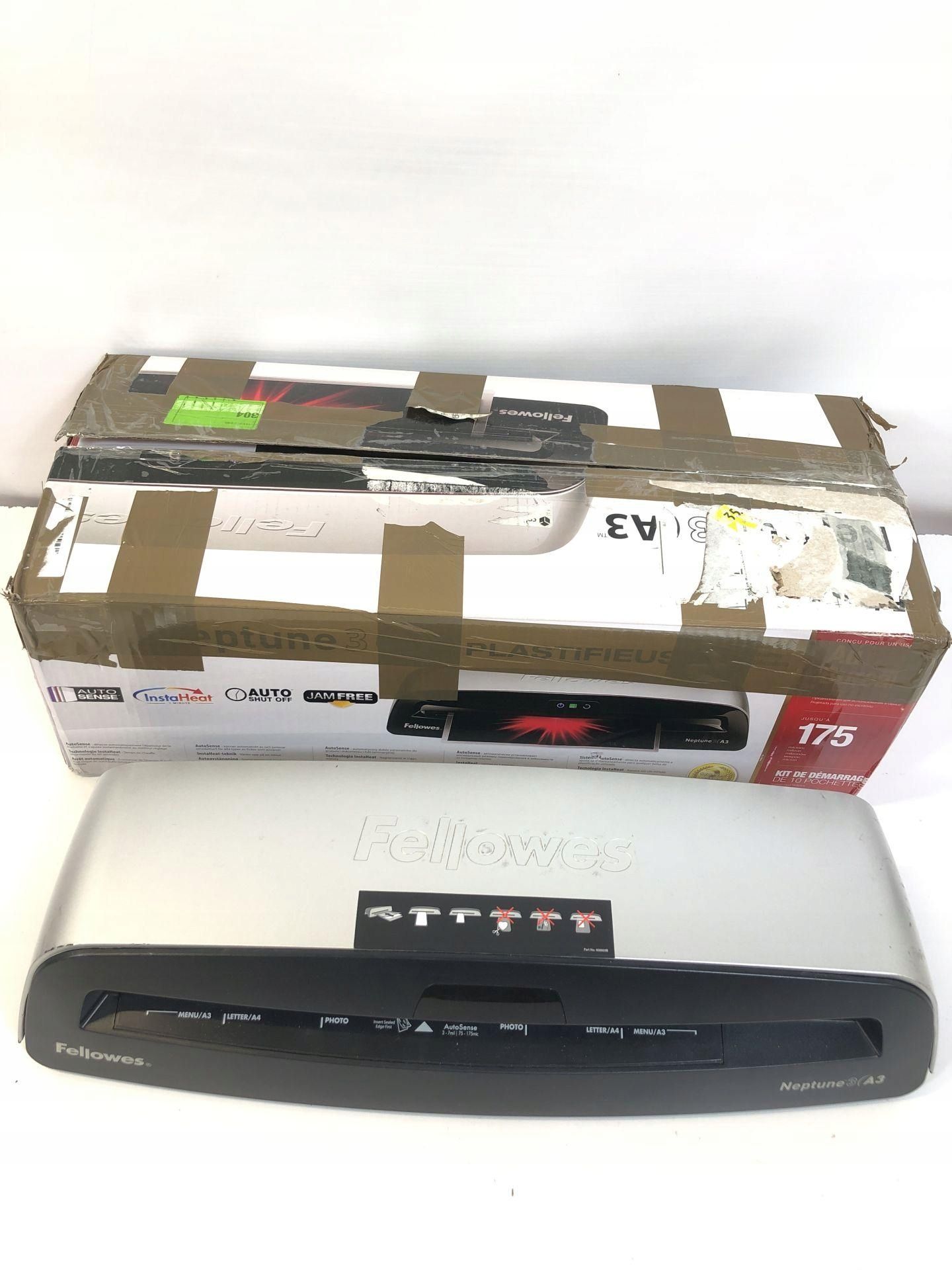 Fellowes Neptune 3 Laminator A3 AutoSense 175 Mikron