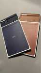 Capa original Apple, tipo "sleeve" em pele, azul, para iPad Pro 10,5"