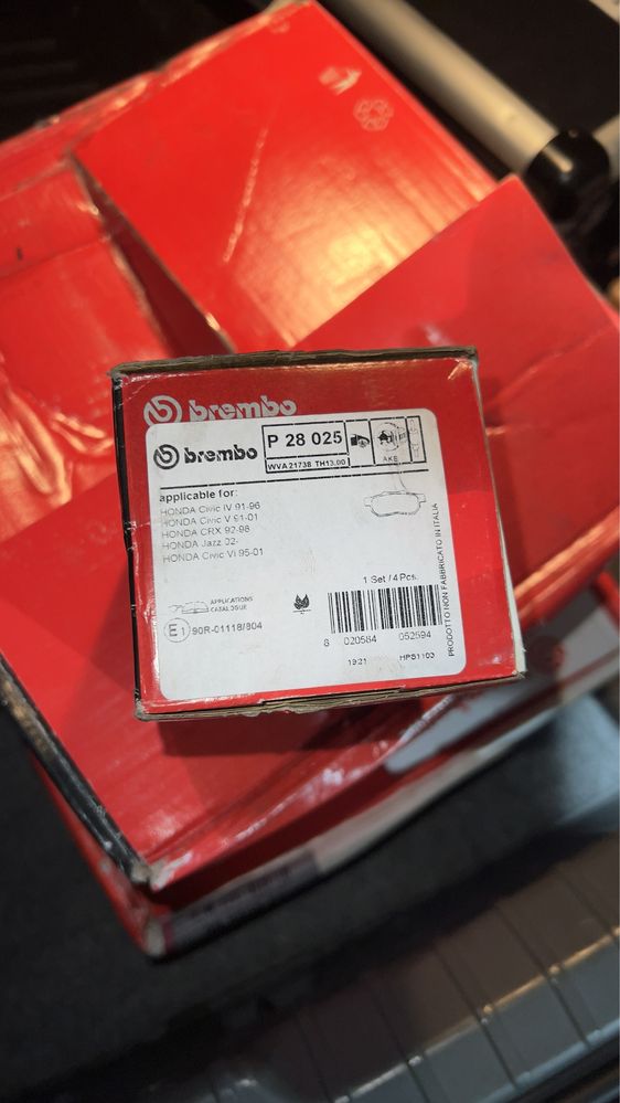 Conjunto de travões Brembo para Honda