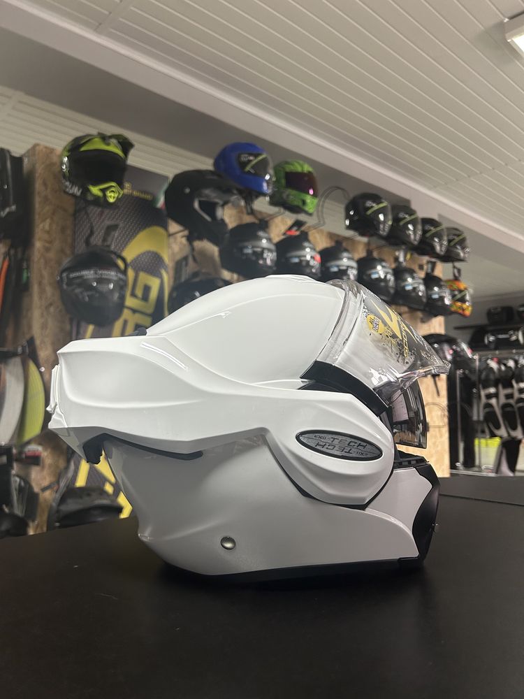 kask motocyklowy scorpion exo- tech evo biały r. s, m