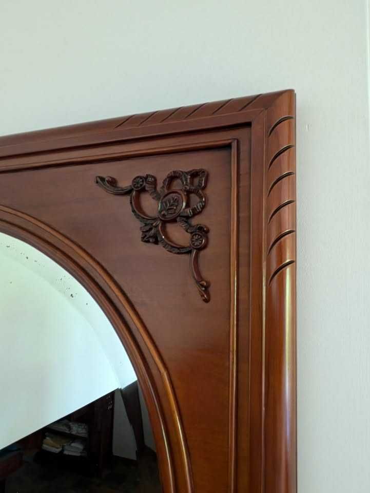 Espelho decorativo, cerejeira, estilo Luís Filipe