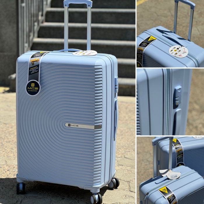 Полипропилен! MCS 366 !Чемодан Турция на колесах,валіза,сумка на колес