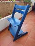Cadeira Stokke azul