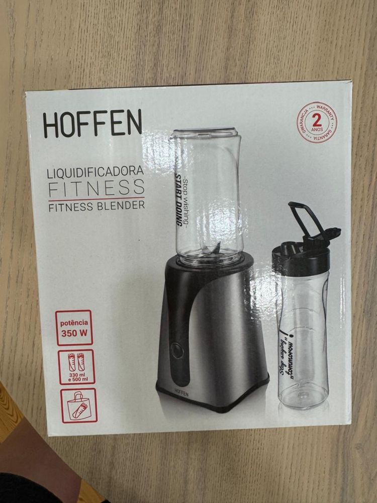 Liquidificadora HOFFEN Fitness – 350W, 2 Copos (330 ml e 500 ml)