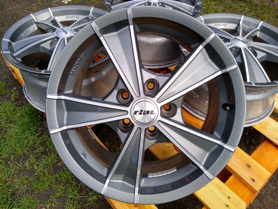 Alufelgi 16 cali 5x112 RIAL Audi Mercedes Seat Skoda VW Golf A4 A6 itp