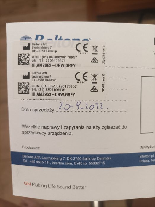 Aparaty słuchowe BELTONE