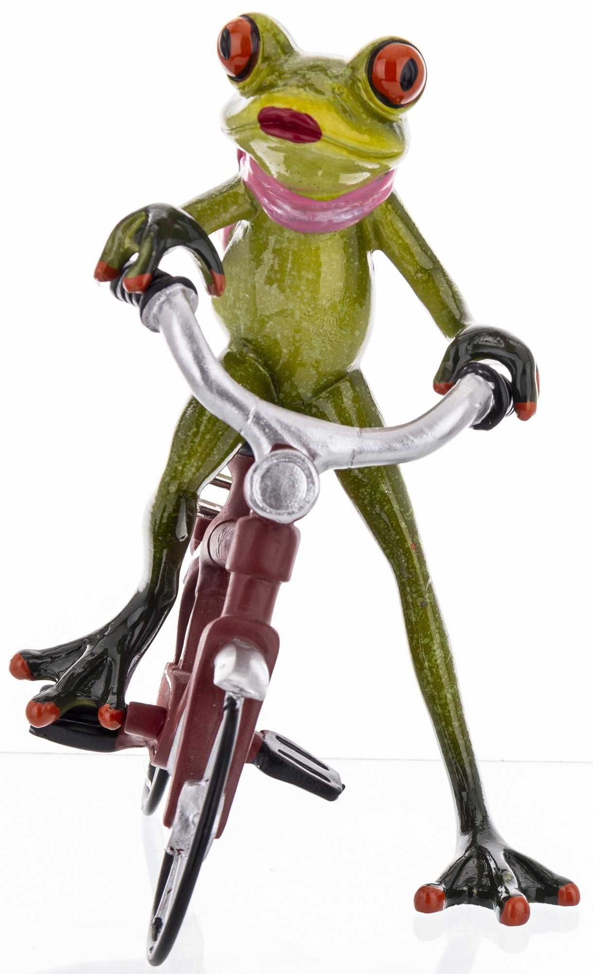 Żaba na rowerze żaba rowerzysta dekoracja