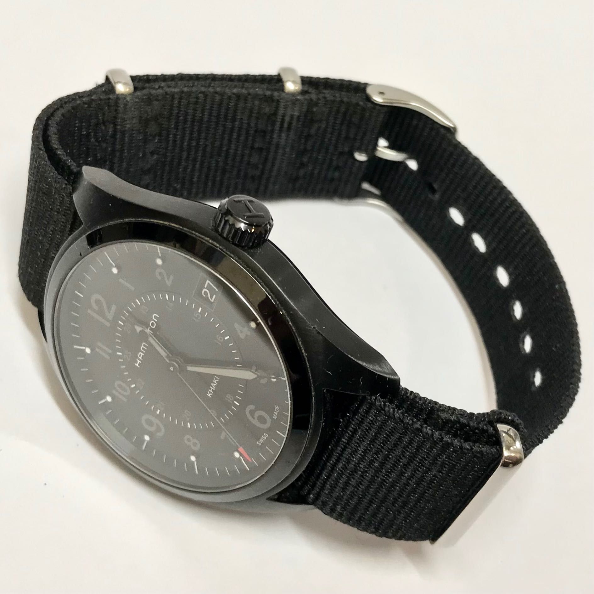 HAMILTON Khaki Field H68410 Zegarek MĘSKI militarny OKAZJA