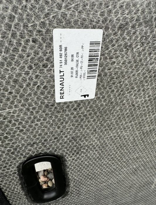 Płyta podłoga bagażnika Renault Captur II