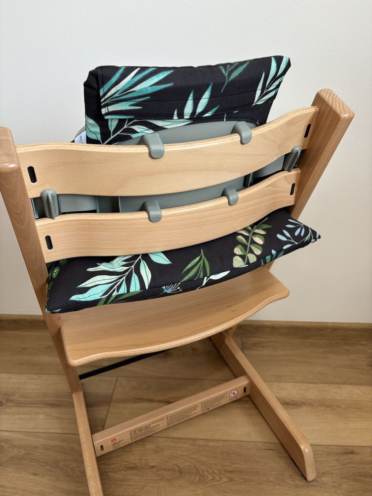 Bawełniane poduszki do Stokke Tripp Trapp Baby Set pokrowce 2w1