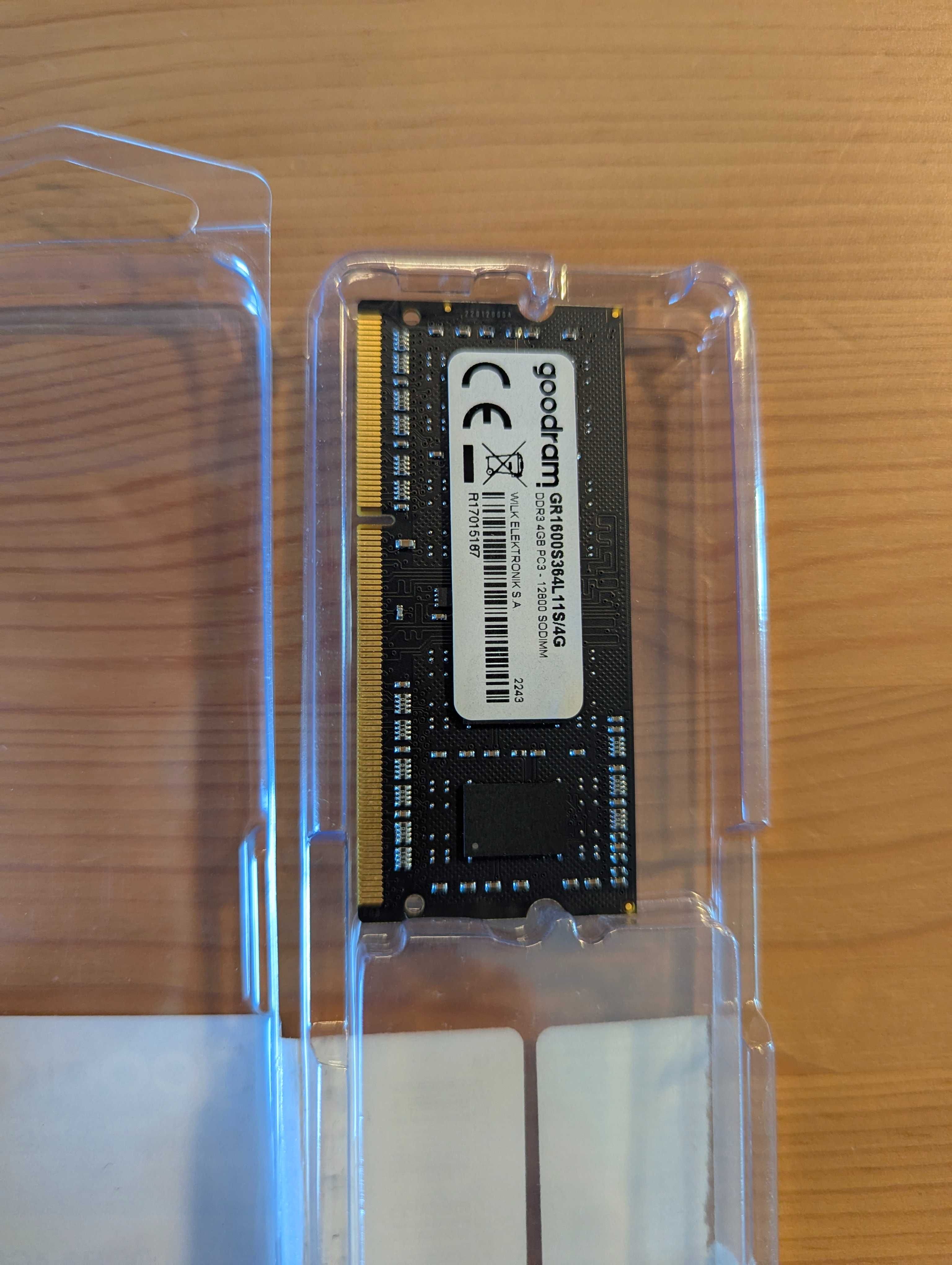 Pamięć RAM Goodram 4GB DDR3 1600 MHz - NIEUŻYWANA