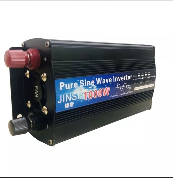 Інвертор 12v; 24; 48; 60v-220v пІкове навантаження 1000w. Чистий синус