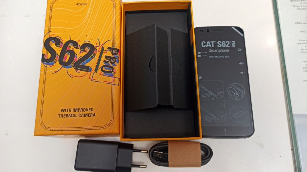 NOWY FABRYCZNIE Telefon Caterpillar CAT S62 Pro Dual Sim Sklep LECLERC