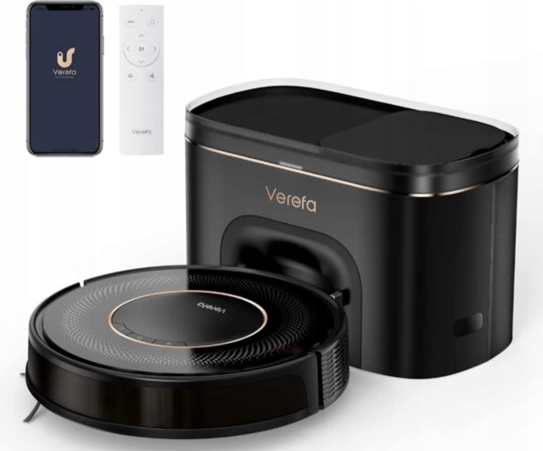 Robot sprzątający VEREFA V60 PRO z automatyczna stacja odpływową  3200