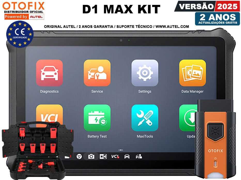 Autel OTOFIX D1 MAX KIT Máq Diagnóstico OBD 40 Funções Oficinas (NOVO)