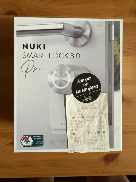 zamek NUKI SMART LOCK 3.0 PRO + NUKI Keypad - w stanie perfekcyjnym!
