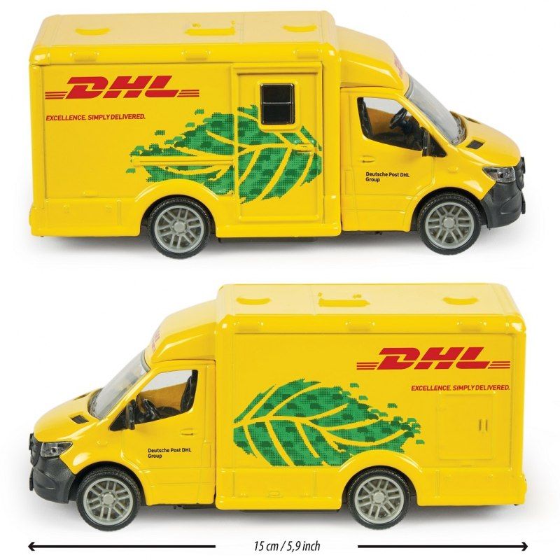 MAJORETTE Grand Samochód Dostawczy DHL Mercedes-Benz 12,5cm