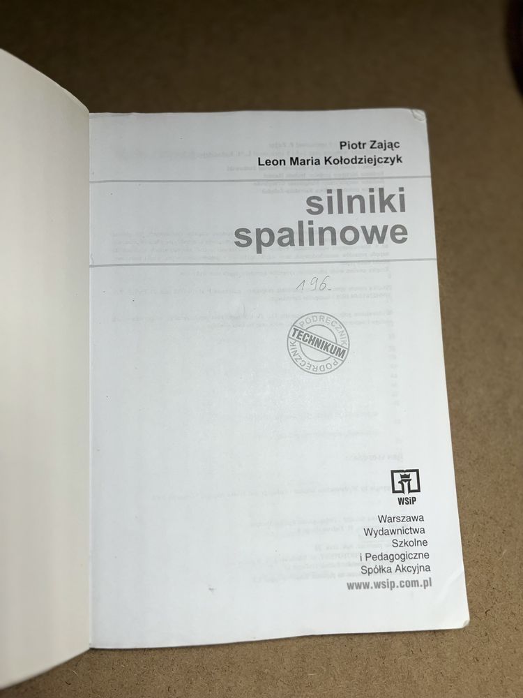 Silniki spalinowe Piotr Zając, Leon Maria Kołodziejczyk