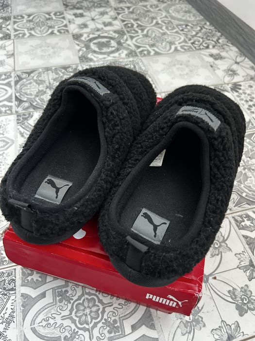 Капці Puma, тапочки Пума, сліпони Пума, шерпа