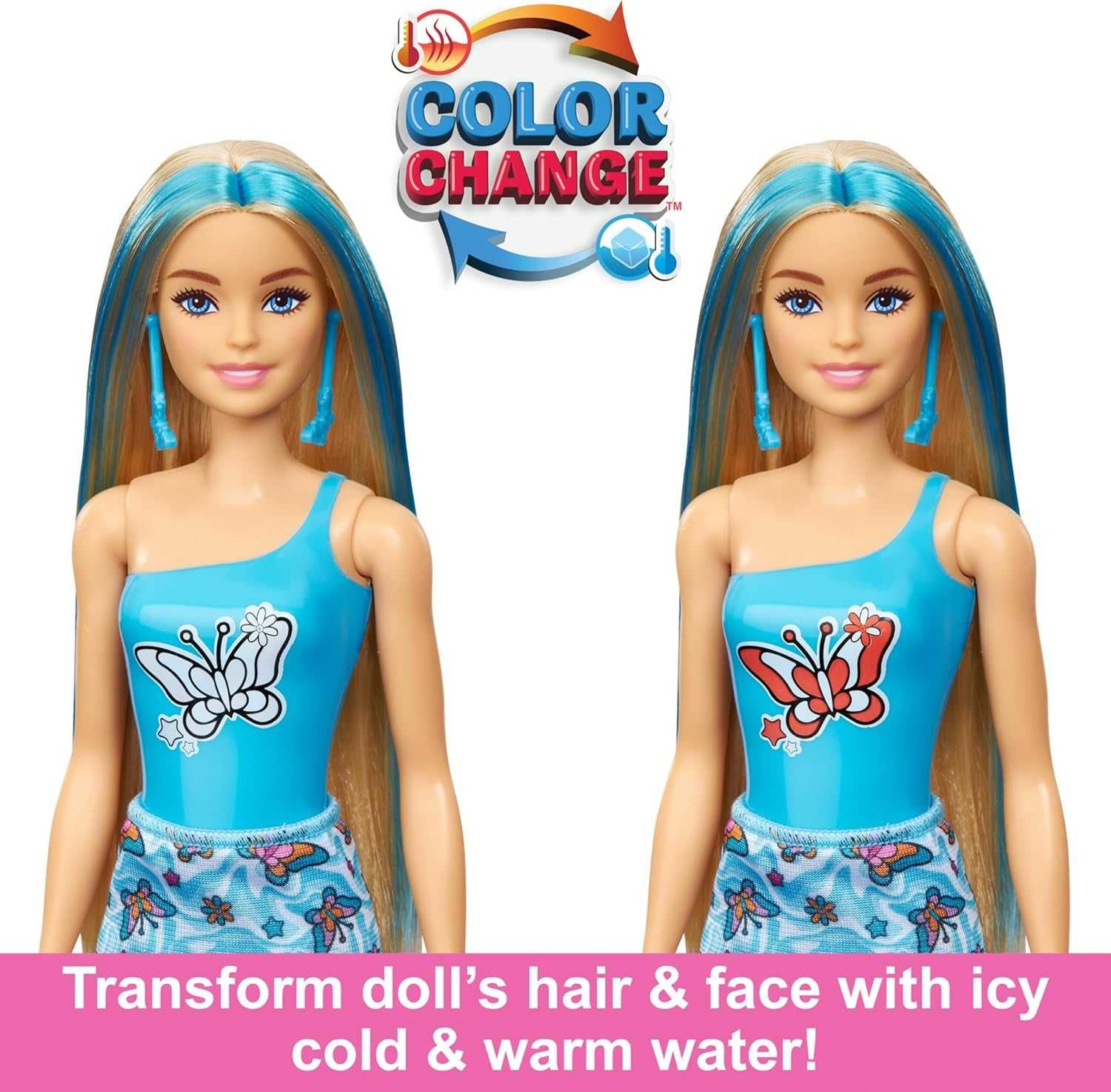 ОРИГИНАЛ! Кукла Барби ревел цветное перевоплощение Barbie Color Reveal
